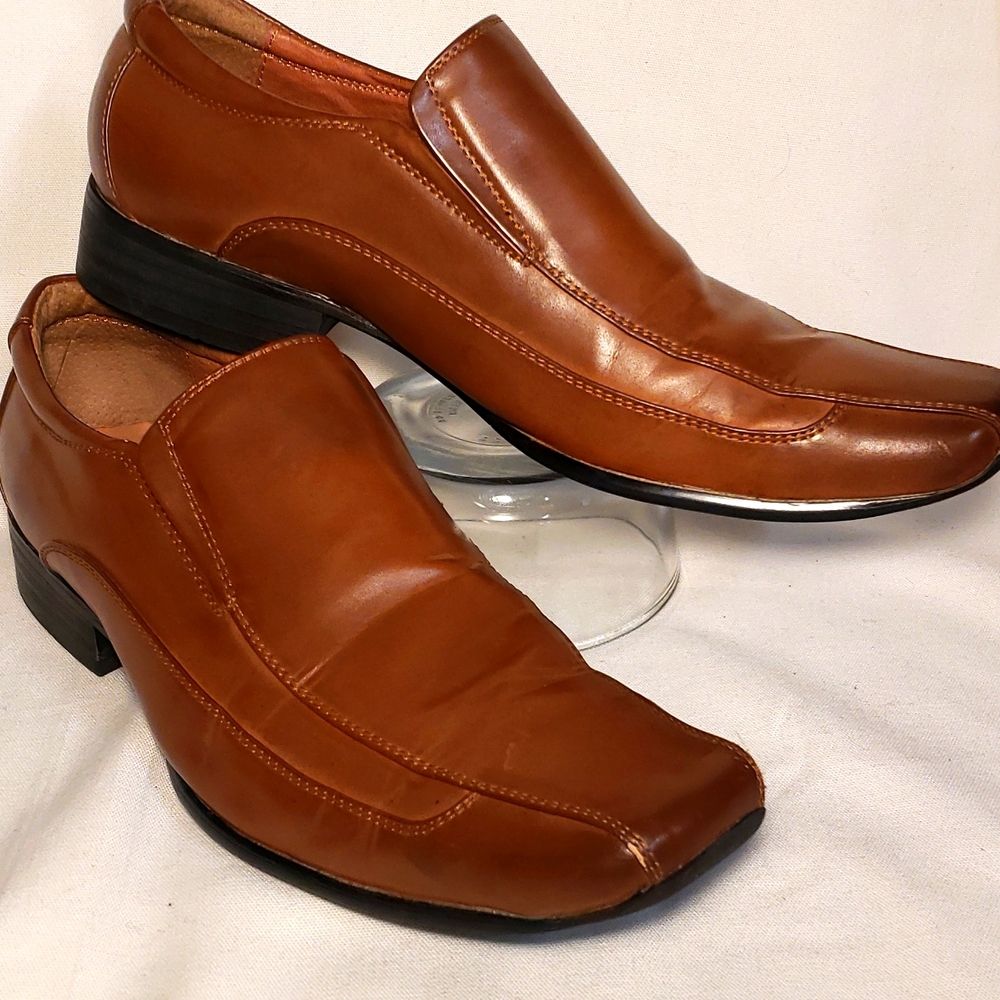Aldo mens brown Faux leather Loafer shoes.